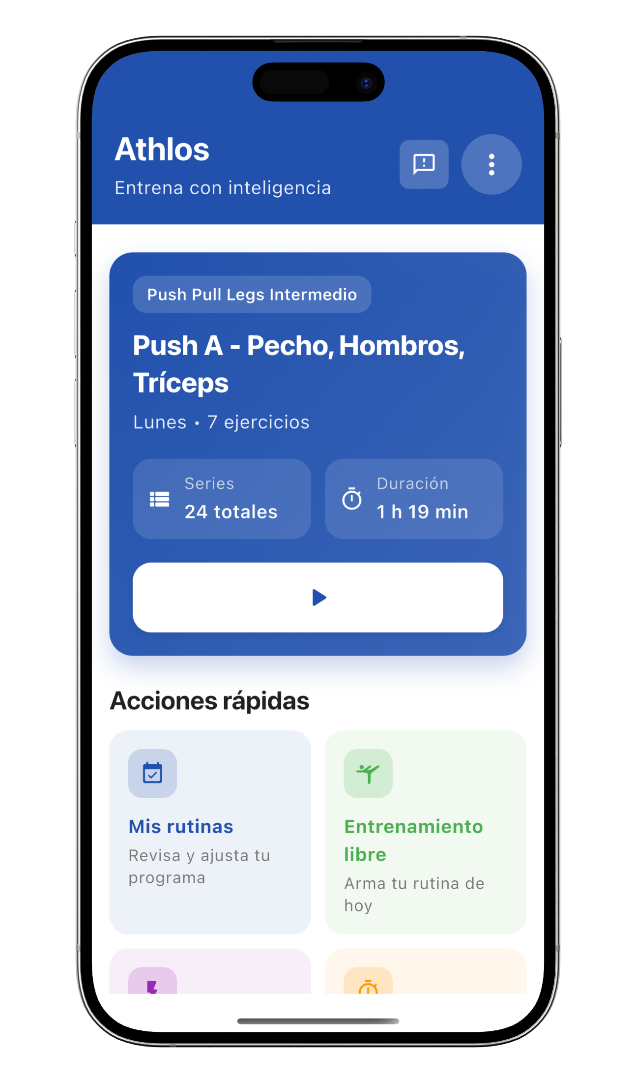 Entrenamiento en vivo